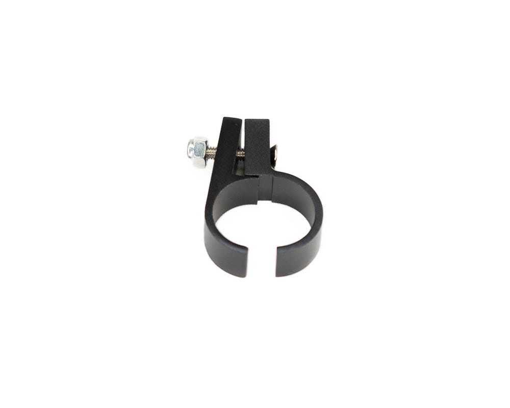 15/16in Hose Clamp Black Billet