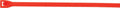 Nylon Tie Wraps Red 7in 100pk