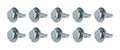 Body Bolt 3/4in 10pk Silver