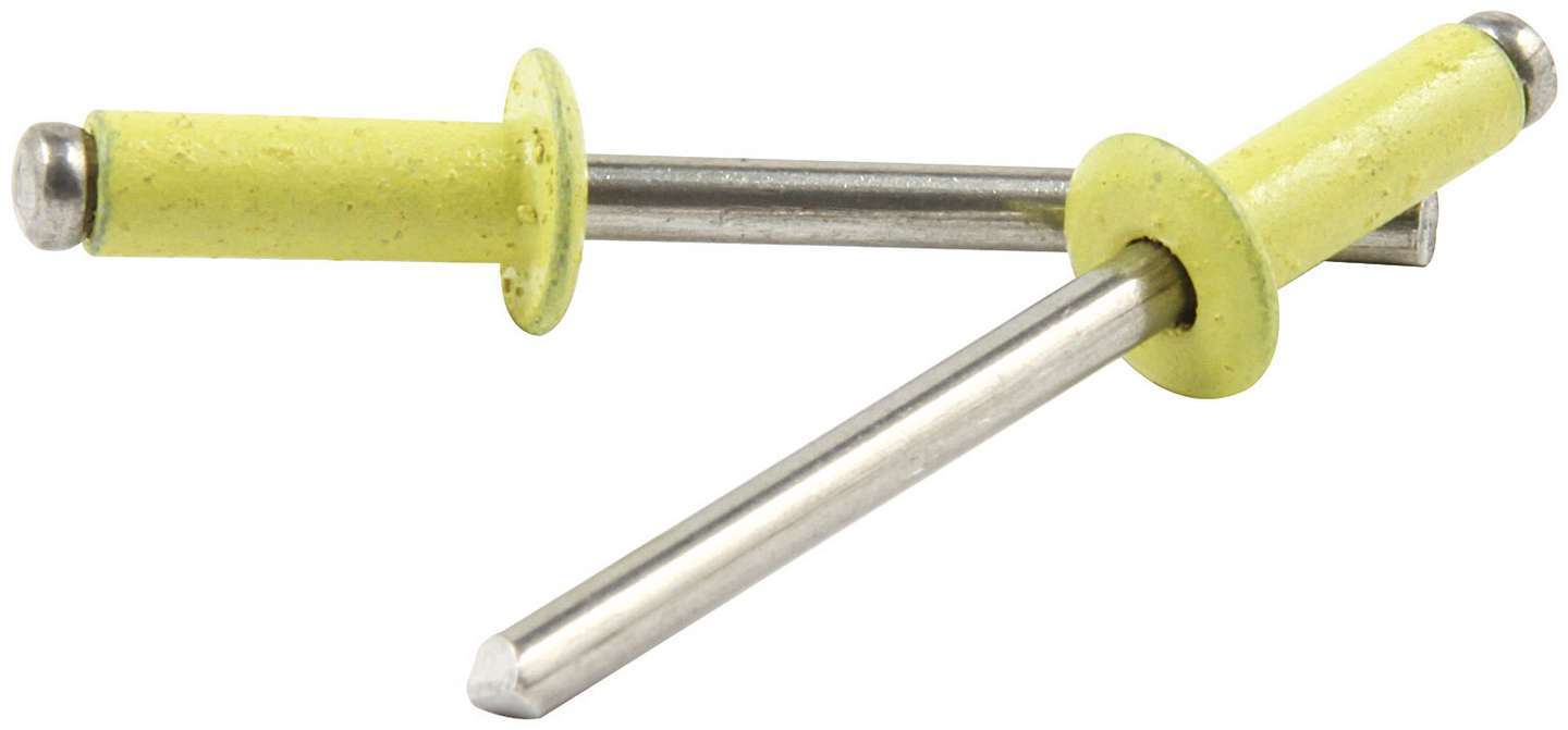 Sm Hd Rivet Yellow Alum 250pk Discontinued