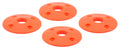 Scuff Plate Plastic Fluorescent Orange 4pk