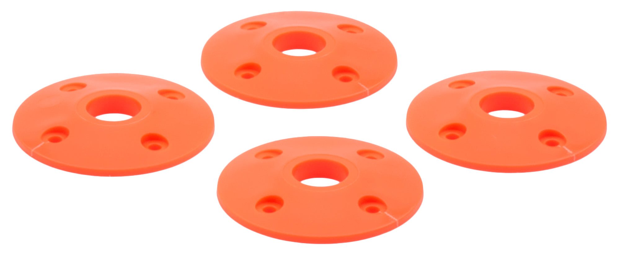 Scuff Plate Plastic Fluorescent Orange 4pk