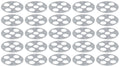 LW Scuff Plate Aluminum 1/2in 25pk