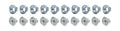 Threaded Nut Insert Aluminum 10pk