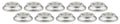 Tapered Spacers Alum 1/2in ID x 1/4 Long 10pk