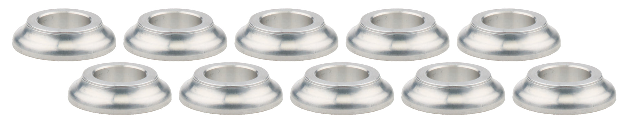 Tapered Spacers Alum 1/2in ID x 1/4 Long 10pk