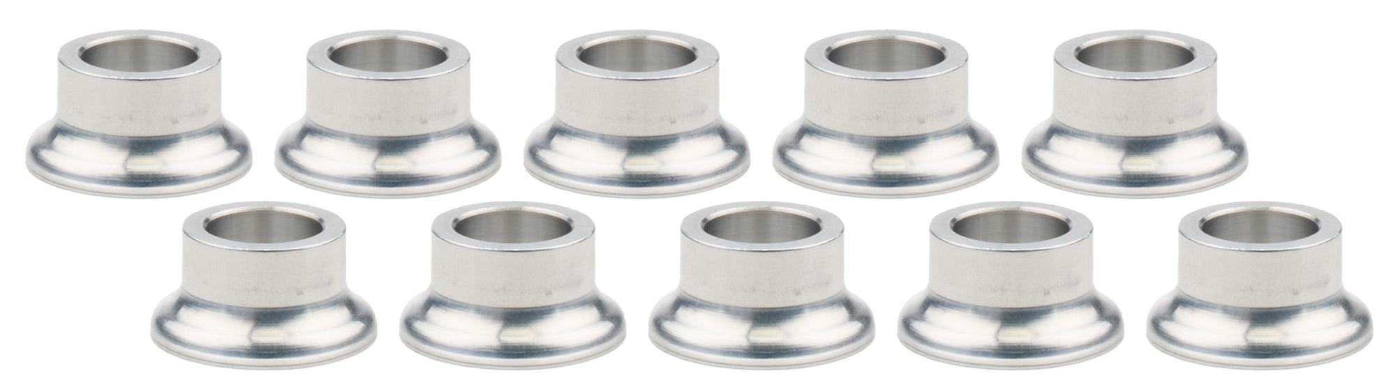 Tapered Spacers Alum 1/2in ID x 1/2 Long 10pk