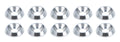 Countersunk Washer 1/4in x 3/4in 10pk