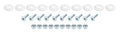 Countersunk Bolt Kit White 10pk