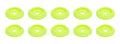 Body Bolt Washer Plastic Fluorescent Yellow 10pk
