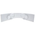 Fiberglass Curved Dash Panel White