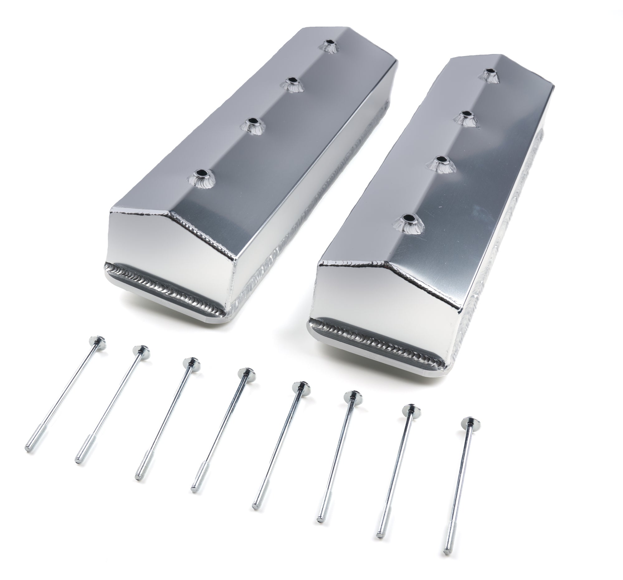 Valve Covers SBC Fab Alum Centerbolt