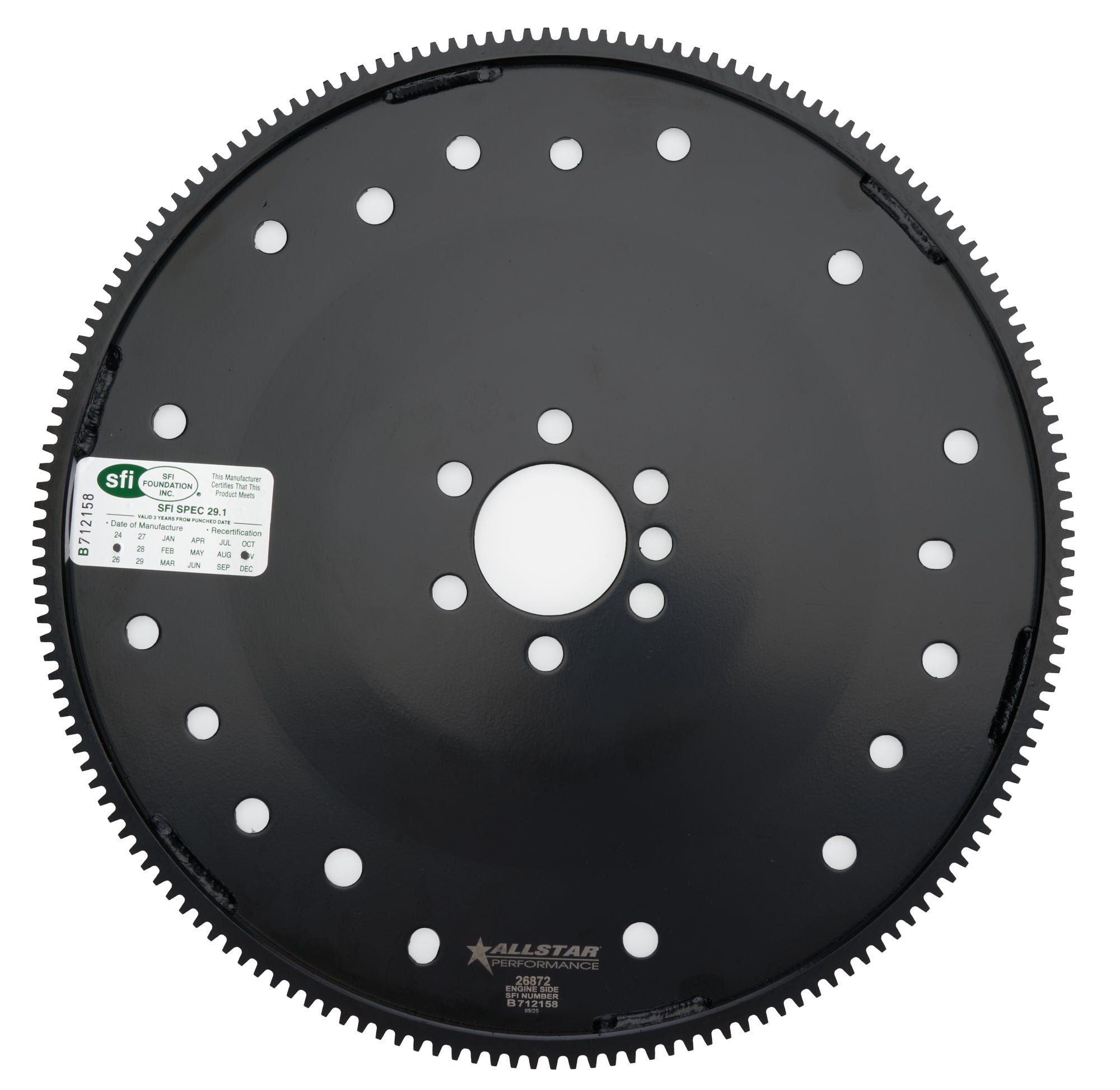 Flexplate 168T SFI GM LS Solid Long Crank