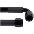 Coated Braided Line 36in #6 Hose -6 Str/-6 90 Deg