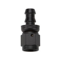 Pushlock Hose End Black Straight -4