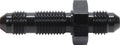 Straight Bulkhead -4 Black 10pk