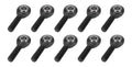 Pro Rod End LH Moly PTFE Lined 1/2in 10pk