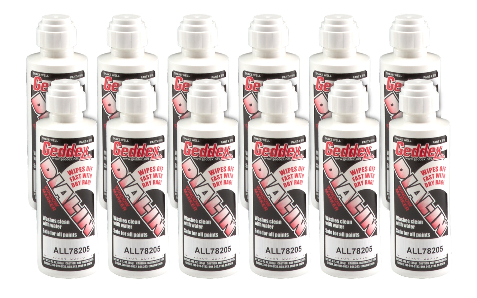 Dial-In Window Marker 3oz Bottle 12pk