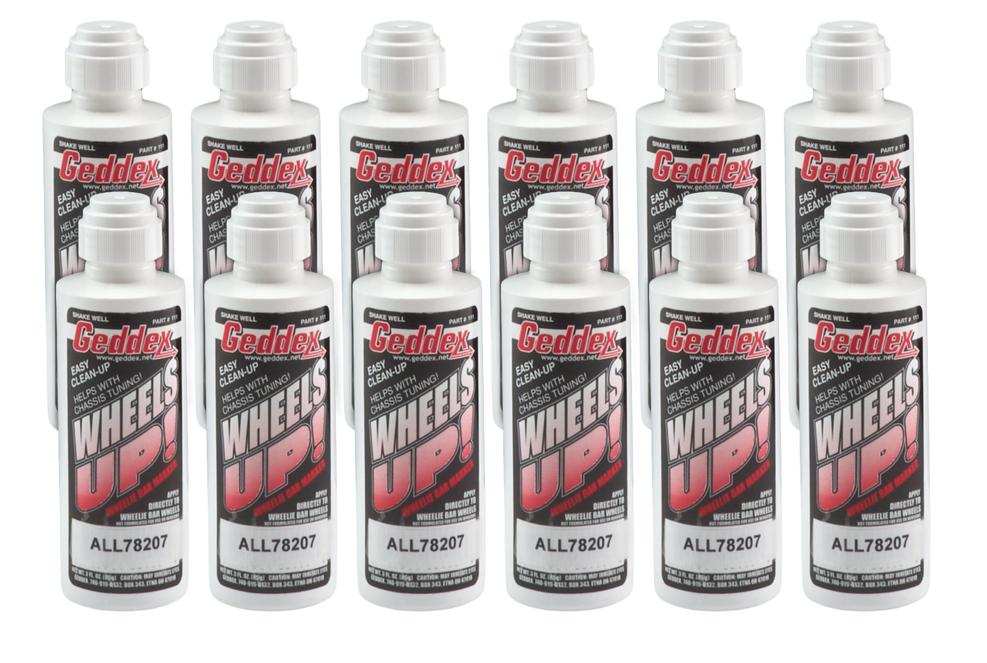 Wheelie Bar Wheel Marker White 12pk