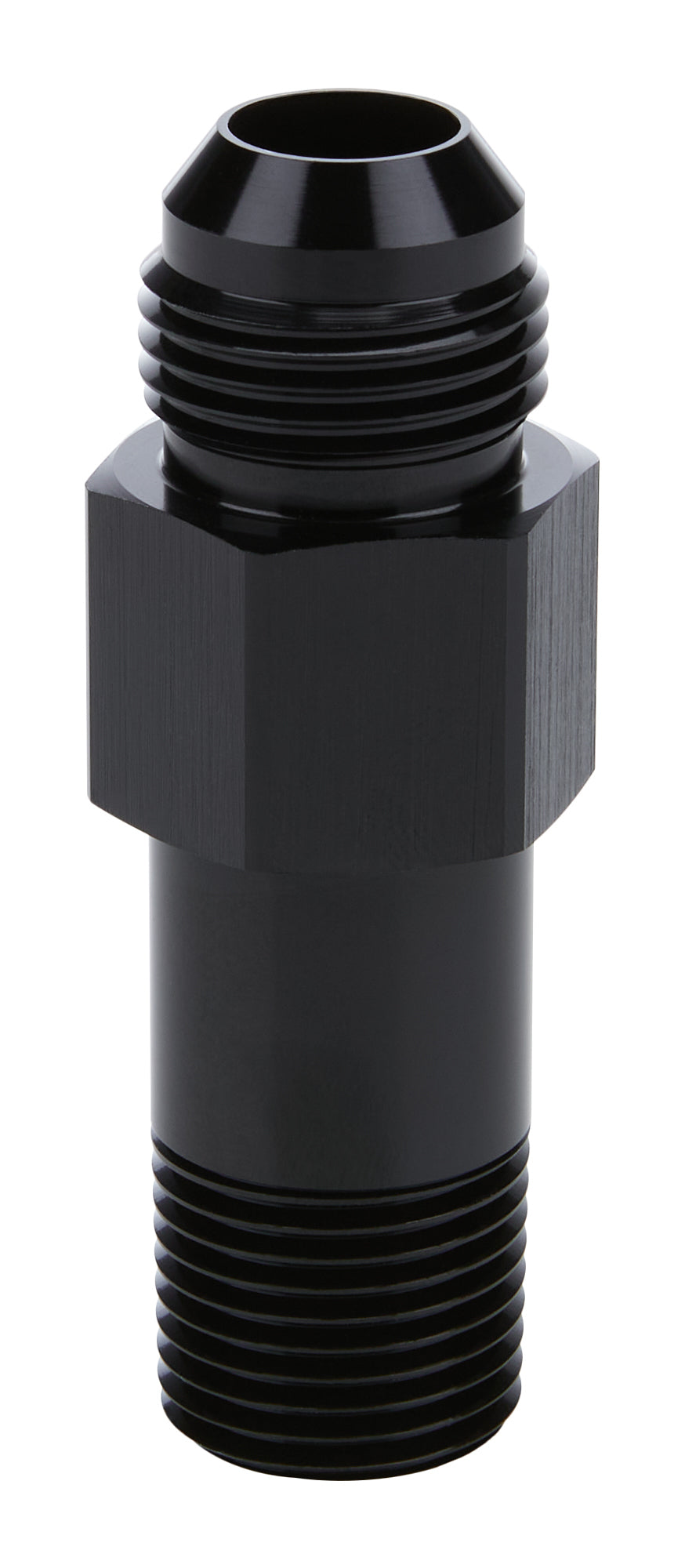 Oil Inlet Fitting 1/2in NPT to 10AN x 3in