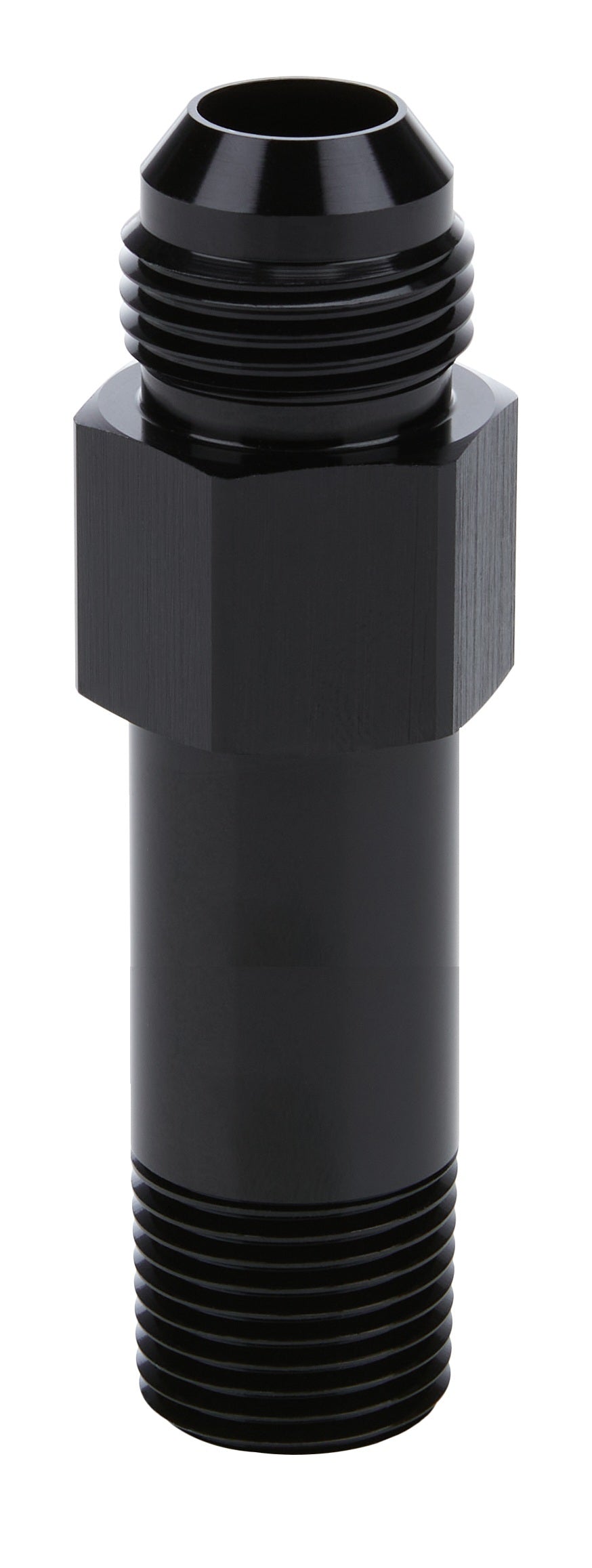 Oil Inlet Fitting 1/2in NPT to 10AN x 4in