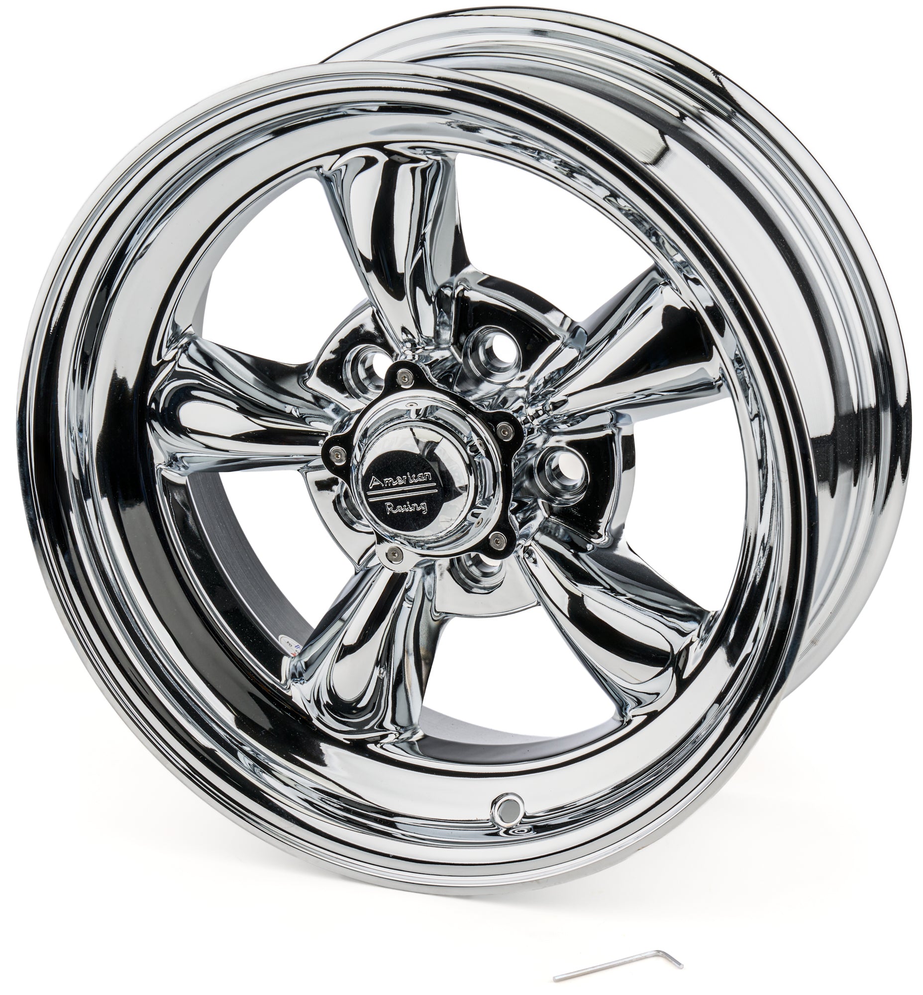 15X6 Torq Thrust II 5 X 4-1/2 BC Chrome