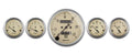 A/B 5pc. Gauge Kit w/Mech. Speedo