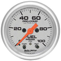 2-1/16 U/L Fuel Press Gauge 0-100psi