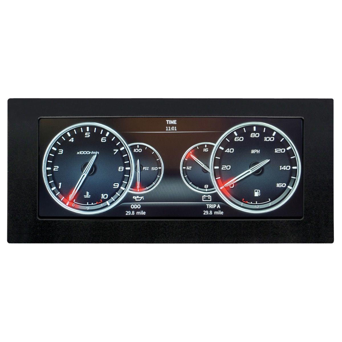 8.8 Color Digital Dash Universal Panel Mount