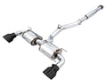 BRZ GR86 FR-S Exhaust Dual Outlet Black Tips