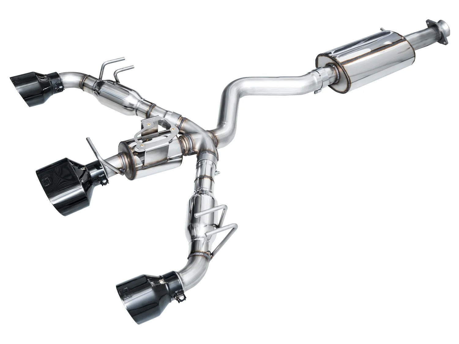 23+ Corolla Exhaust Triple Outlet Black Tips