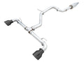 VW GTI MK8 Exhaust Dual Outlet Black Tips