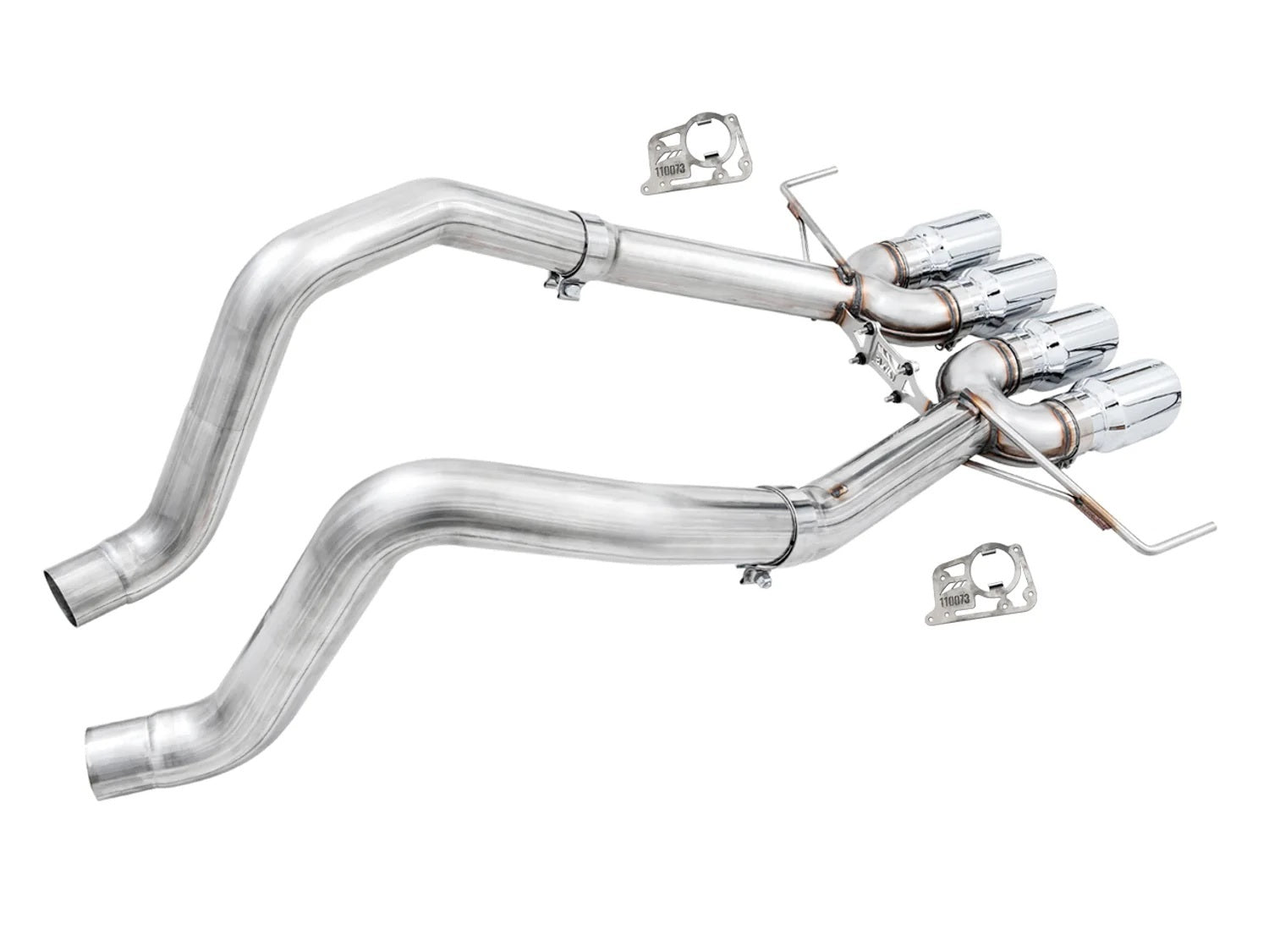 C7 Corvette Exhaust Quad Chrome Tips