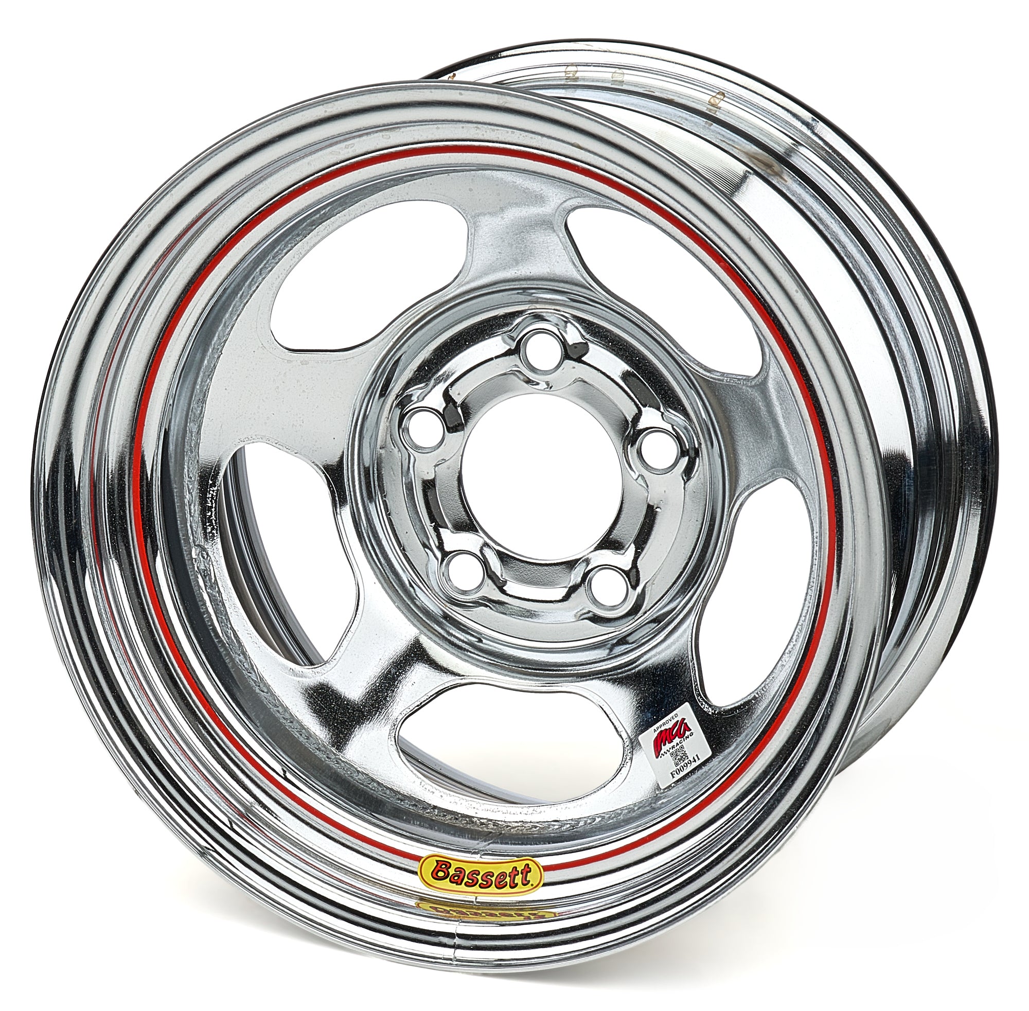 Wheel 15x8 IMCA Chrome Inertia 5x8