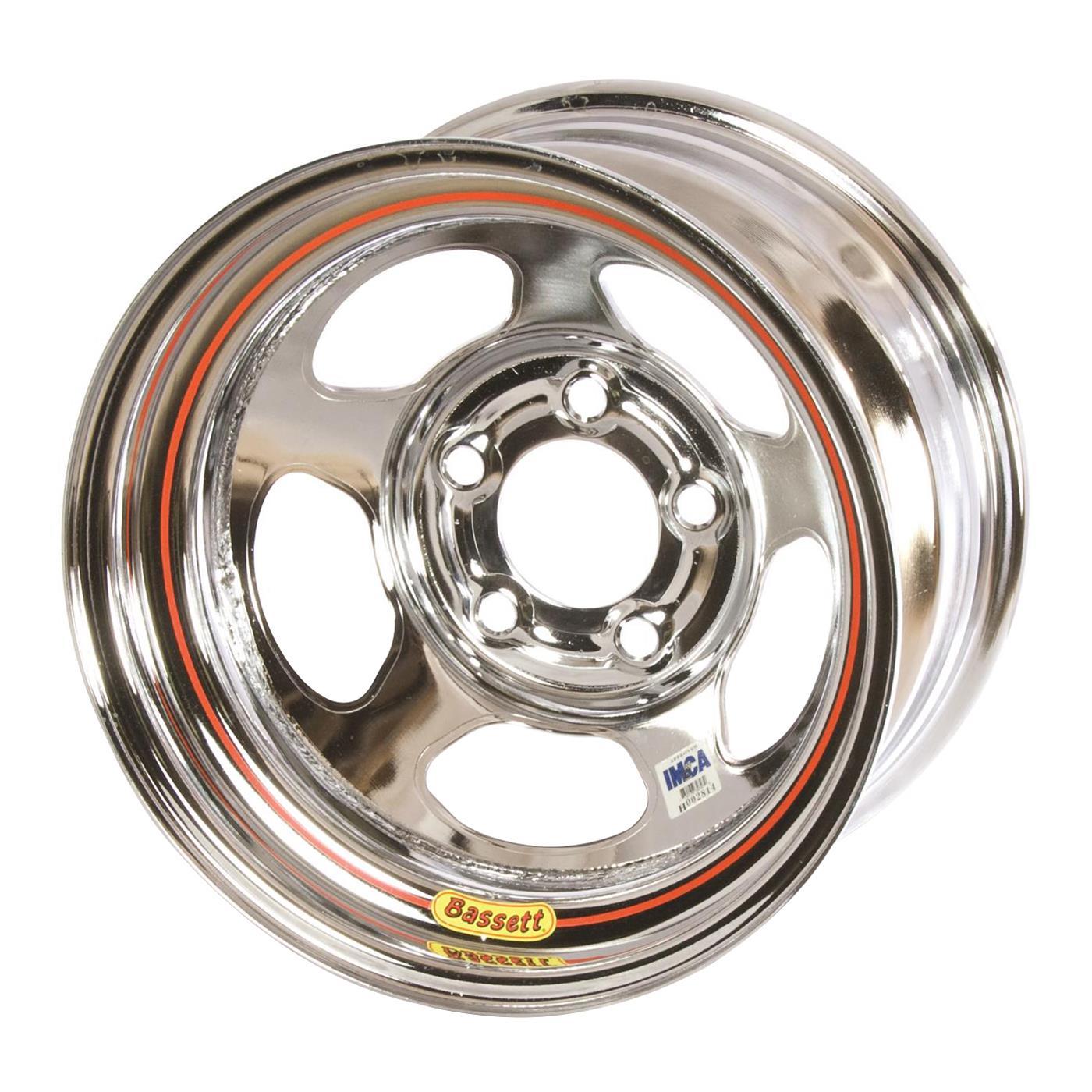 15X8 IMCA 5X4.75 2IN B/S Inertia Chrome