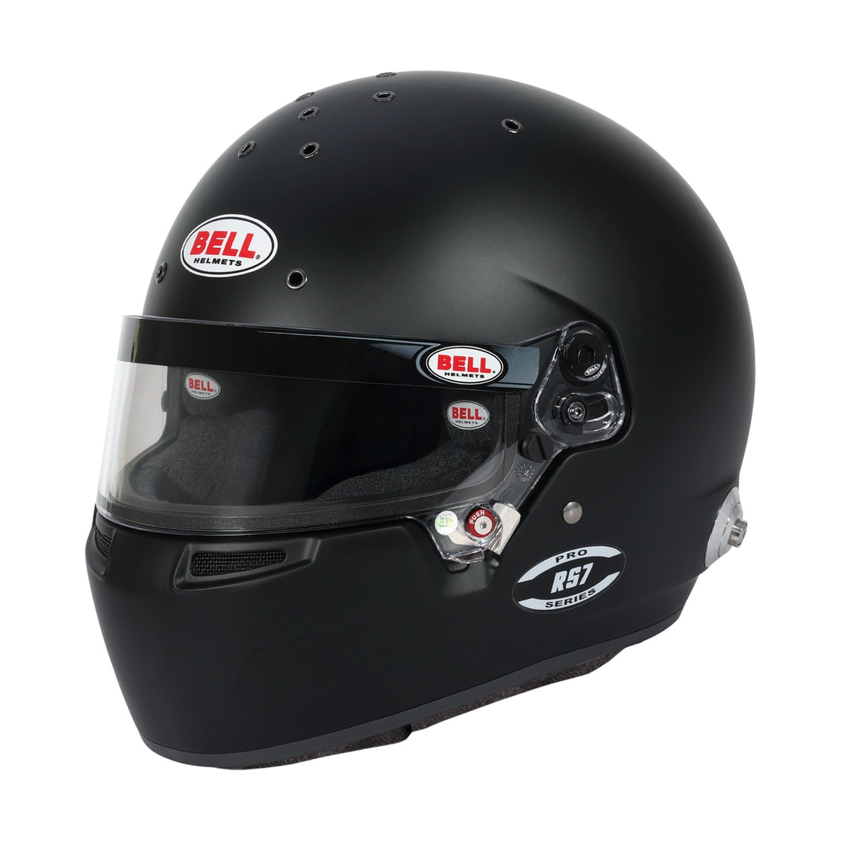 HELMET RS7 7-5/8 FLAT BLACK SA2025 FIA8859