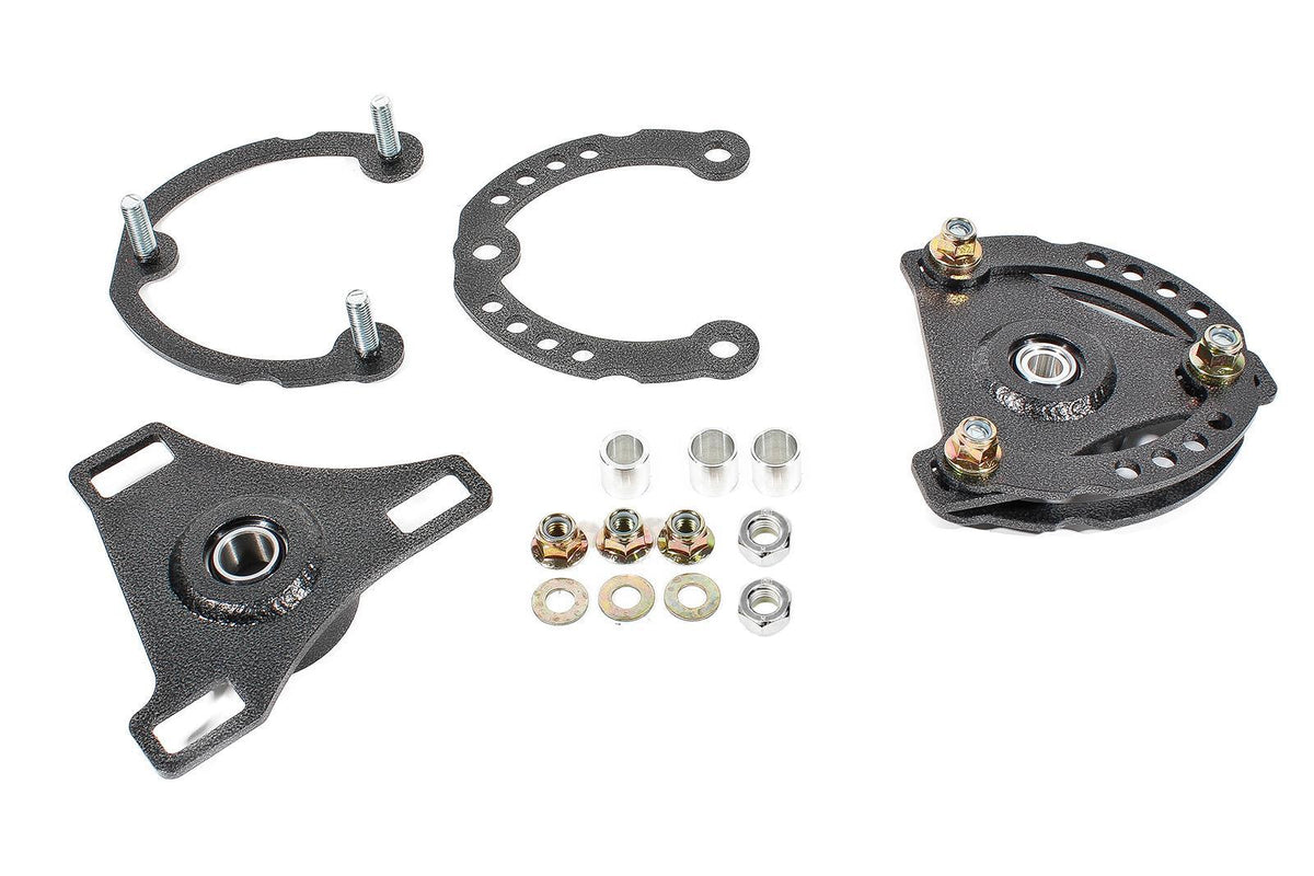 Caster camber plates