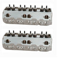 SBC 227cc Track 1 Heads KC CNC Ported 2.08/1.60