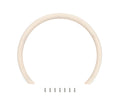 Steering Wheel Half Wrap 14in D-Shape No Leather