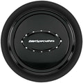 Horn Button Smooth Black Anodized