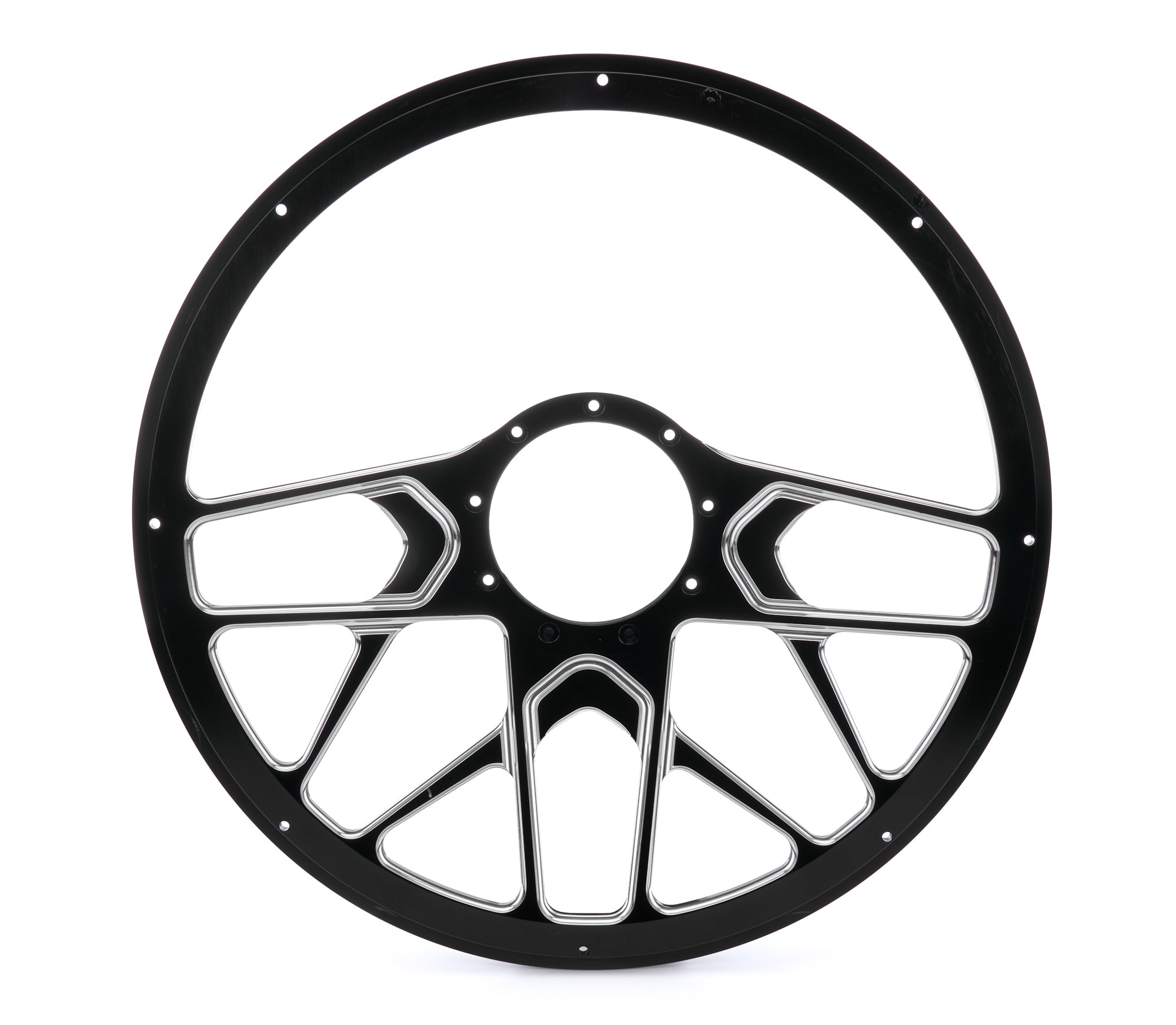 Steering Wheel 1/2 Wrap 15.5in Redline Polished