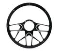 Steering Wheel 1/2 Wrap 15.5in Redline Black
