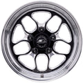 Win Lite Wheel Black 15x4 2.25 Backspace