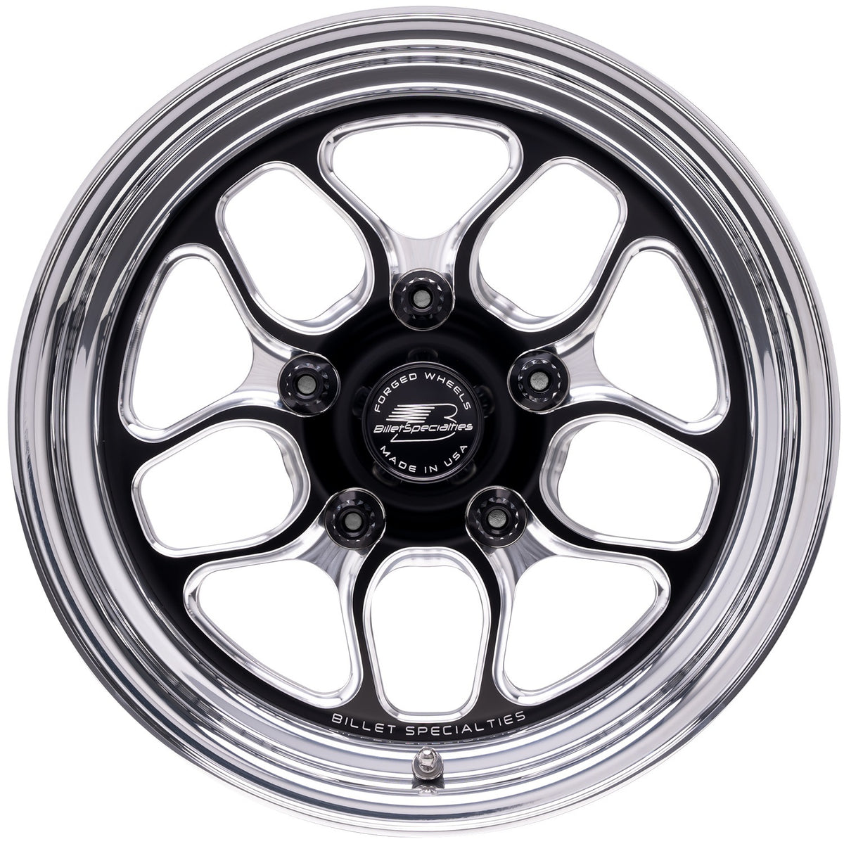 Win Lite Wheel Black 15x4 2.25 Backspace