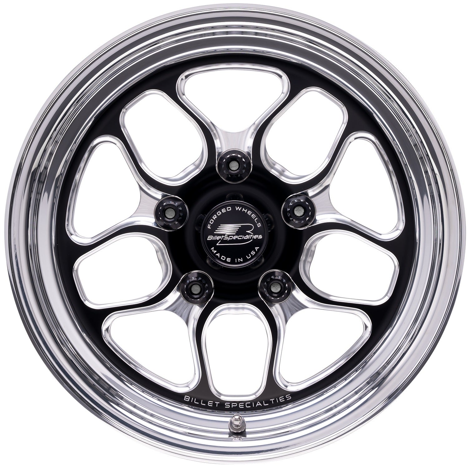 Win Lite Wheel Black 15x4 2.25 Backspace