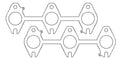 MLS Exhaust Gasket Set Dodge 5.9L Cummins Dsl