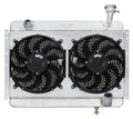56-60 Corvette Radiator w/ Dual 12in Fan Kit