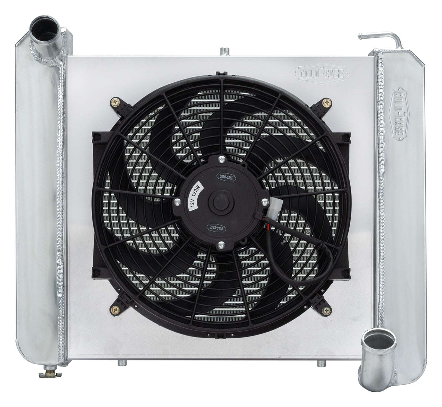 61-62 Corvette Radiator w/ 16in Fan Kit