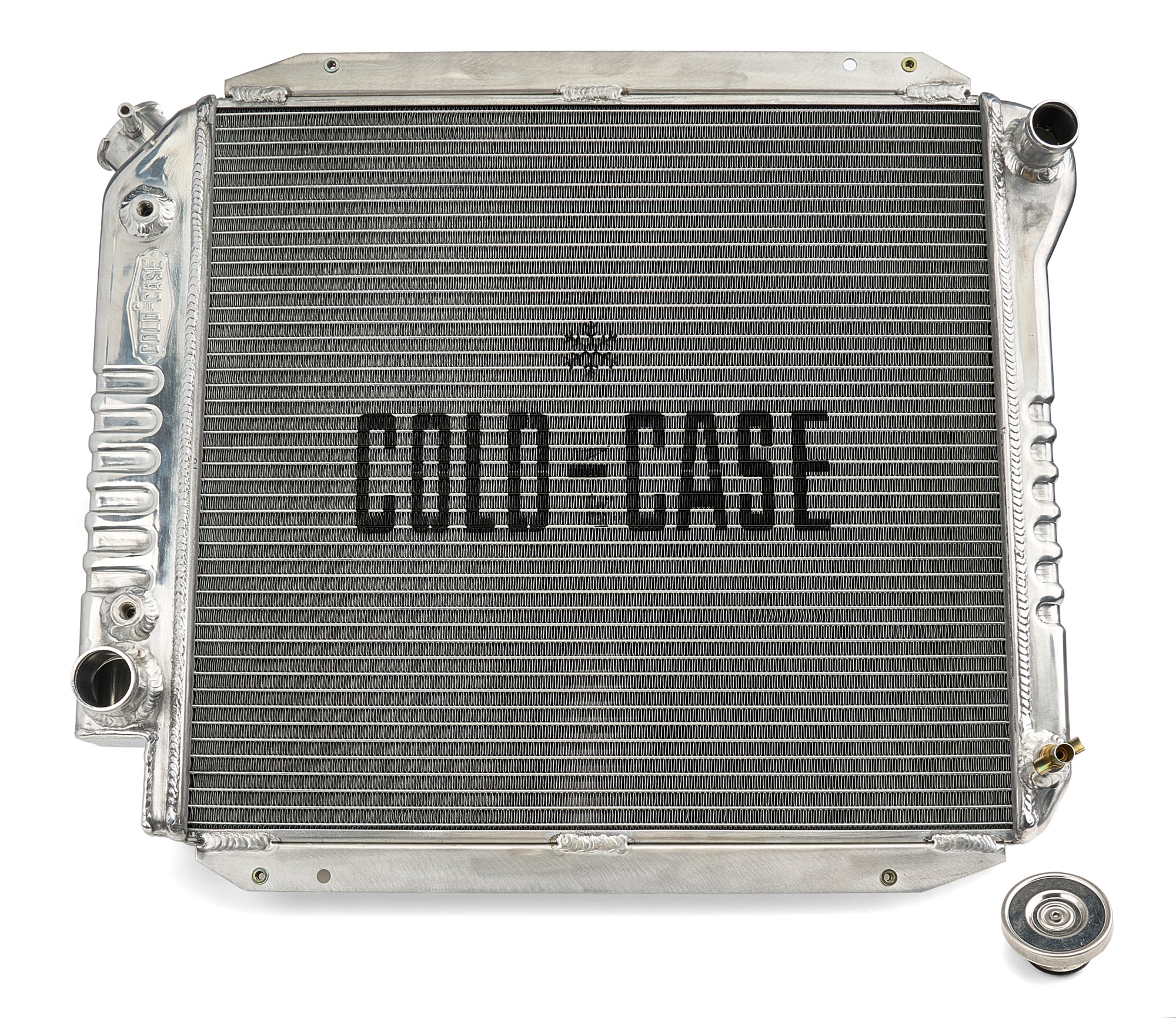 66-77 Bronco V8 AT Aluminum Radiator Module