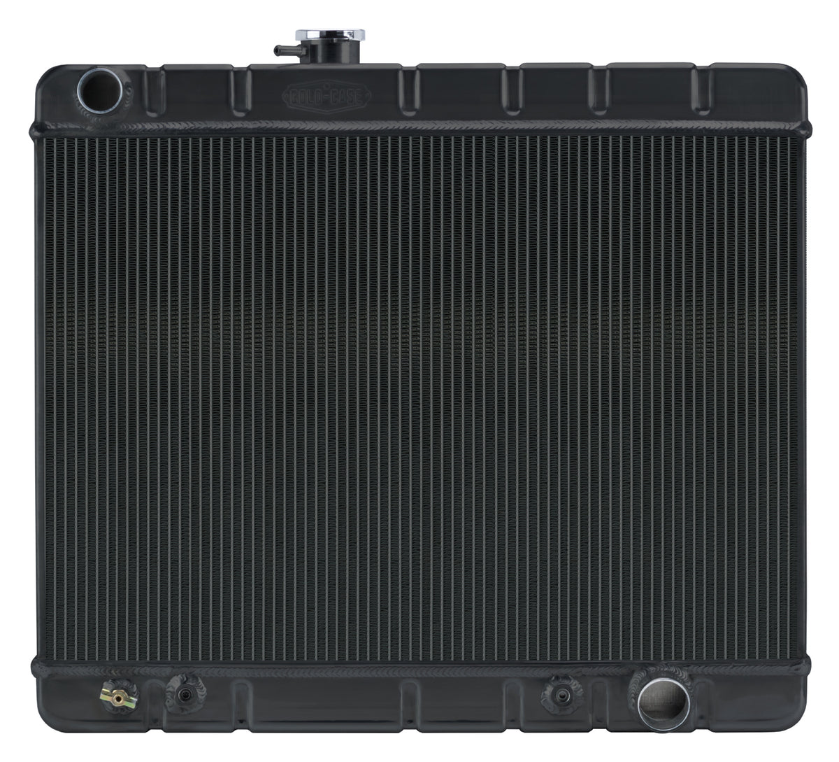 66-67 GTO Radiator w/AC AT Black